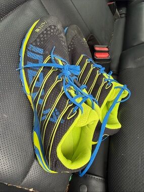 Inov-8 Men's Athletic Shoes Black, Neon Yellow, Blue